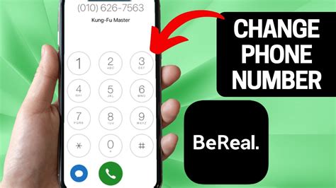 change bereal phone number|Como alterar o número no BeReal ️